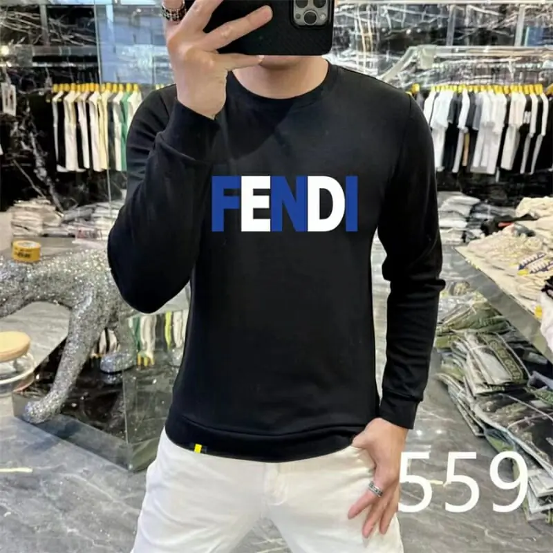 fendi sweatshirt manches longues pour homme s_1259752